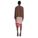 DRIES VAN NOTEN SILK COCOON TOP BLACK