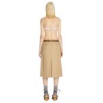 DRIES VAN NOTEN STRIPED BRA TOP LIGHT BLUE