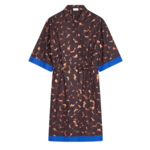 DRIES VAN NOTEN PRINTED SHIRT DRESS DESSIN A