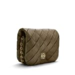 LOEWE GOYA PUFFER BAG IN SHINY LAMBSKIN