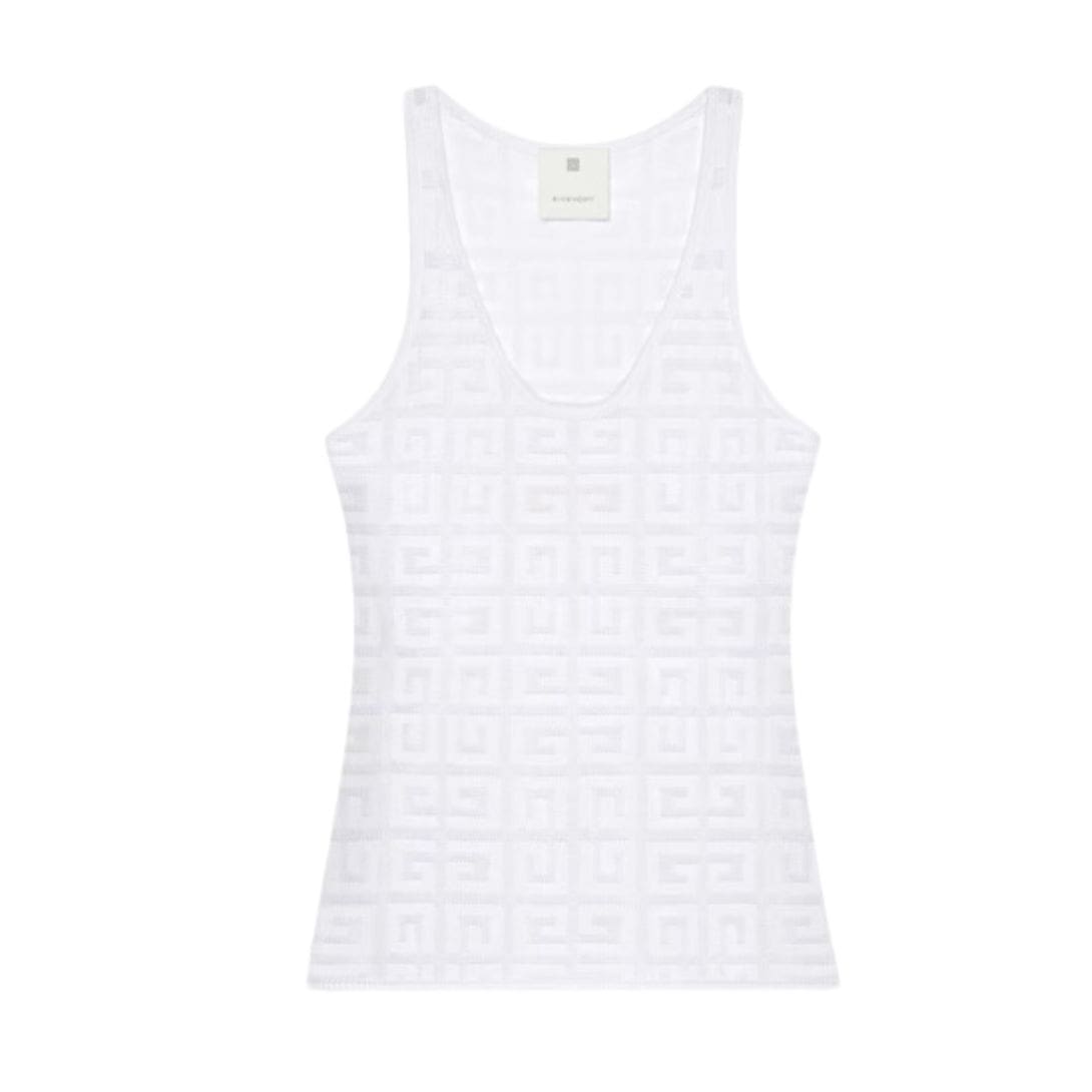 GIVENCHY TANK TOP IN 4G JACQUARD