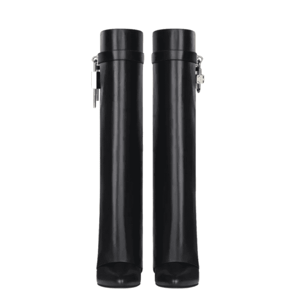 GIVENCHY SHARK LOCK BOOTS IN LEATHER