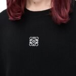 LOEWE OVERSIZED FIT LONG SLEEVE T SHIRT IN COTTON