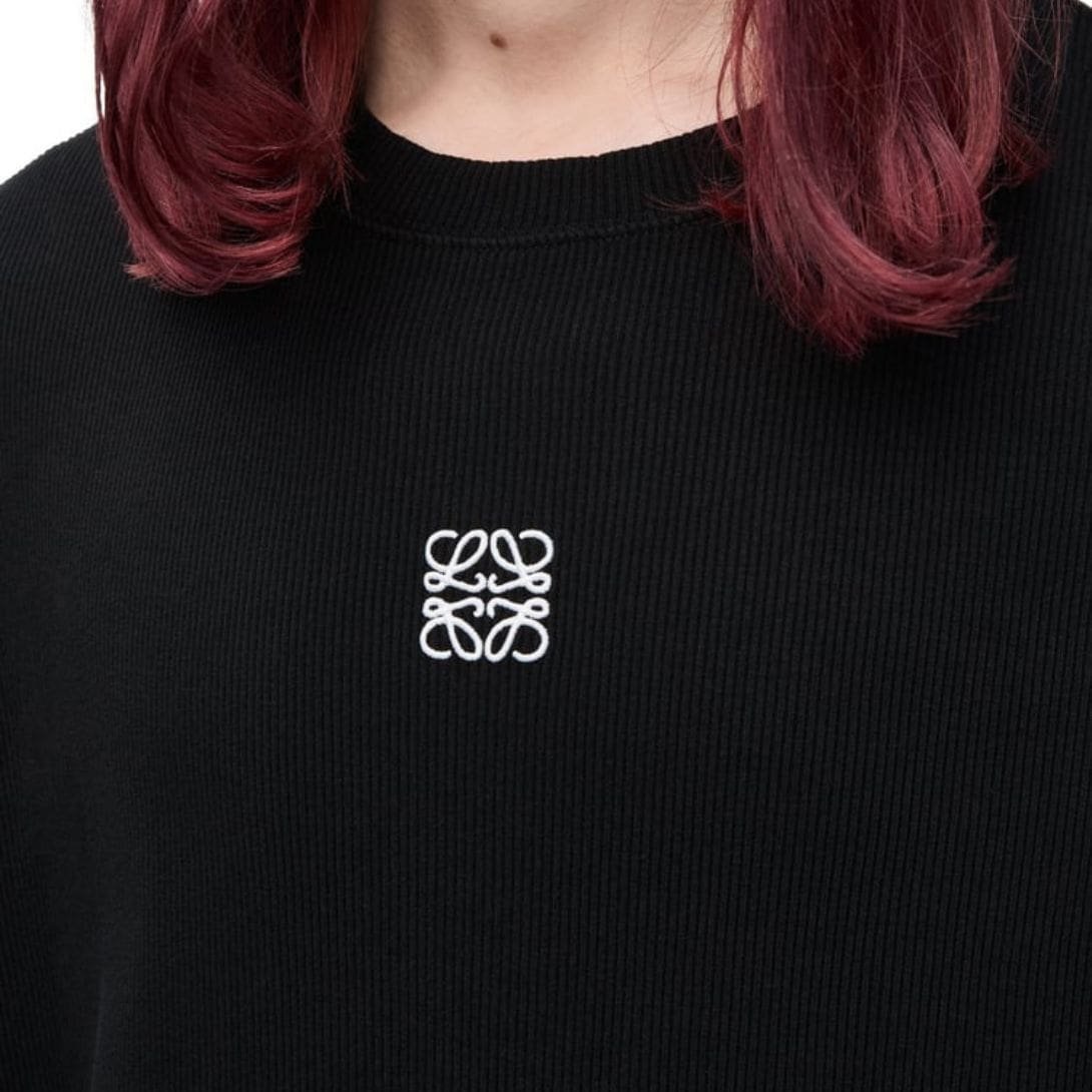 LOEWE OVERSIZED FIT LONG SLEEVE T SHIRT IN COTTON