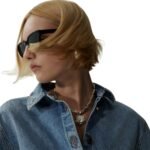 MAGDA BUTRYM CLASSIC OVERSIZED DENIM SHIRTS IN FADED BLUE