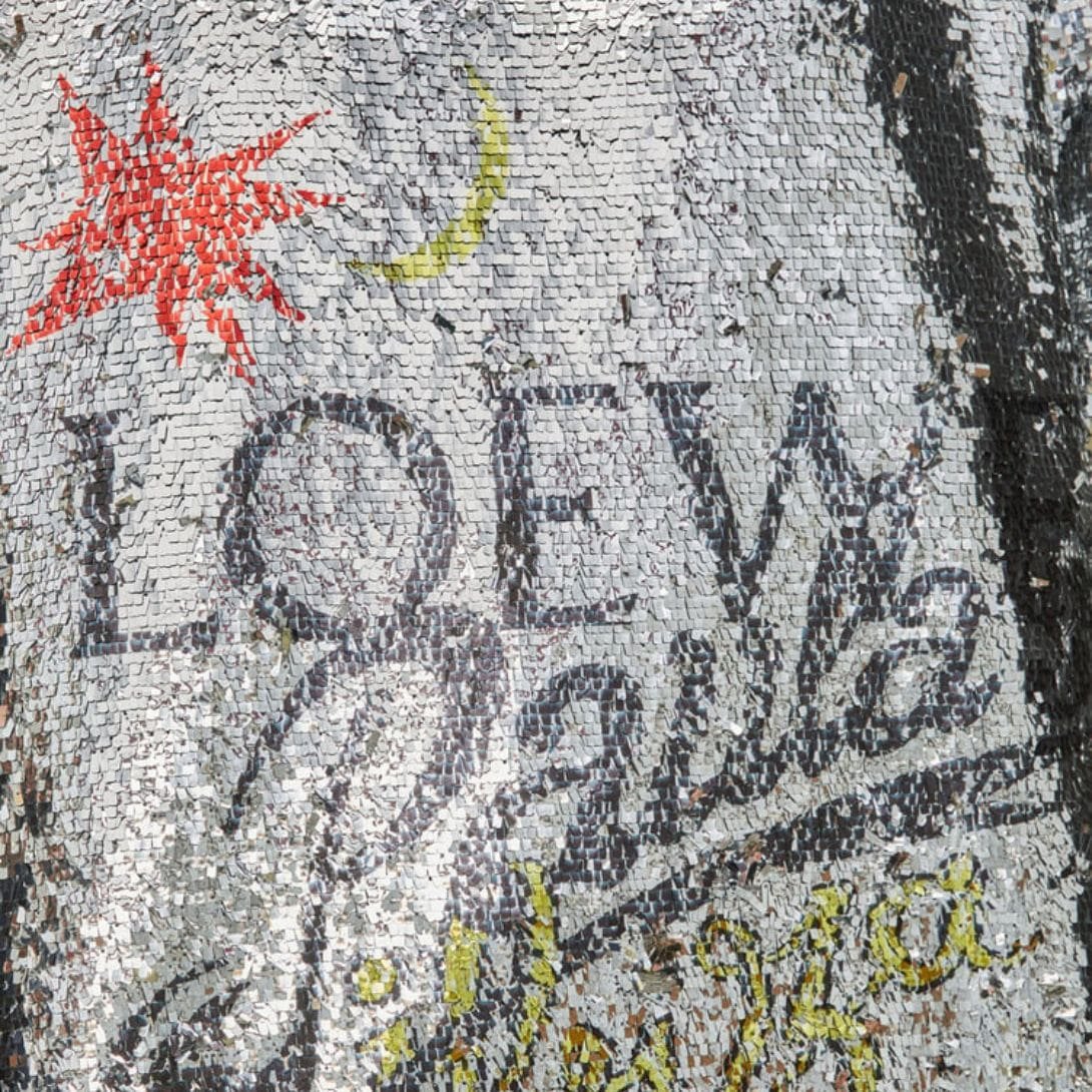 LOEWE LOOSE FIT T SHIRT IN SEQUINS