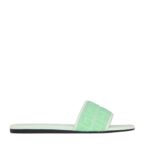 GIVENCHY 4G flat mules in 4G cotton towelling 1