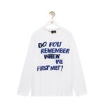 LOEWE LONG SLEEVE T SHIRT IN COTTON