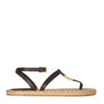 GIVENCHY 4G LIQUID SANDALS IN RAFFIA