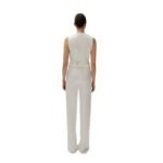 MAGDA BUTRYM CLASSIC WAISTCOAT IN CREAM