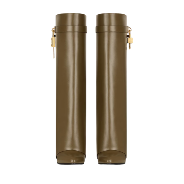GIVENCHY SHARK LOCK BOOTS IN BOOTS LEATHER