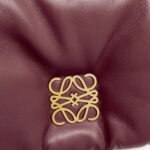 LOEWE GOYA PUFFER MINI BAG IN SHINY LAMBSKIN