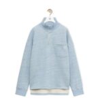 LOEWE HIGH NECK SWEATSHIRT IN COTTON