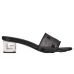 GIVENCHYG GUBE MULES IN 4G TRANSPARENT MESH