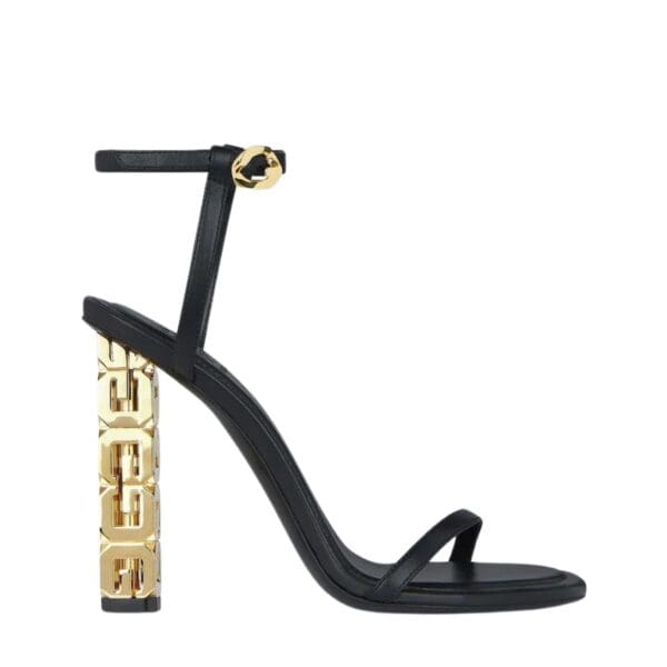 GIVENCHY G CUBE SANDALS IN LEATHER