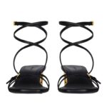 GIVENCHY G CUBE SANDALS IN LEATHER