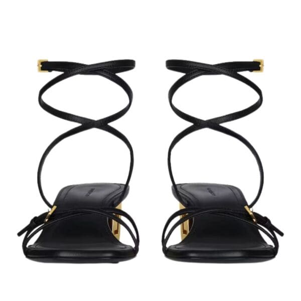 GIVENCHY G CUBE SANDALS IN LEATHER