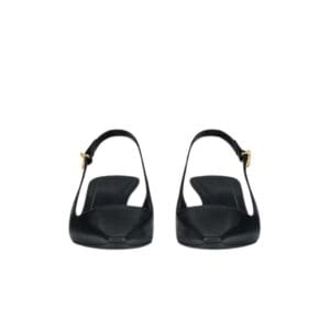 GIVENCHY G CUBE SLINGBLACK PUMPS IN LEATHER