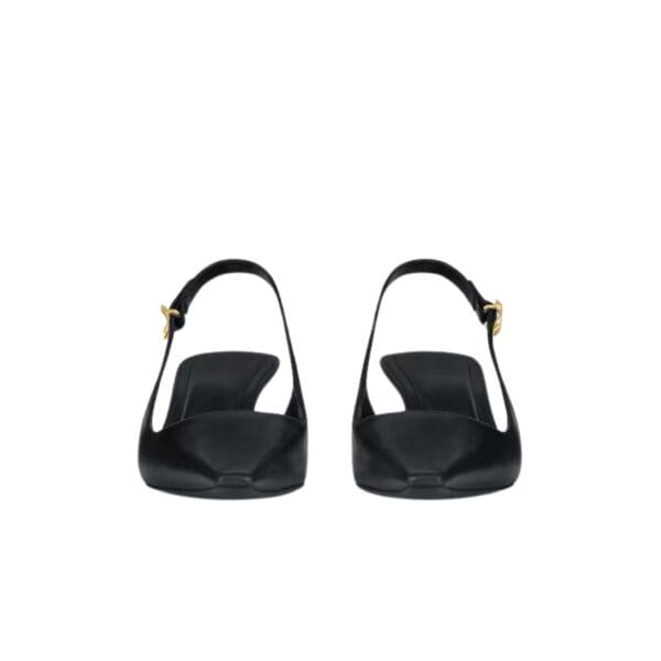 GIVENCHY G CUBE SLINGBLACK PUMPS IN LEATHER
