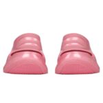 GIVENCHY MARSHMALLOW WEDGE SANDALS IN IRIDESCENT RUBBER