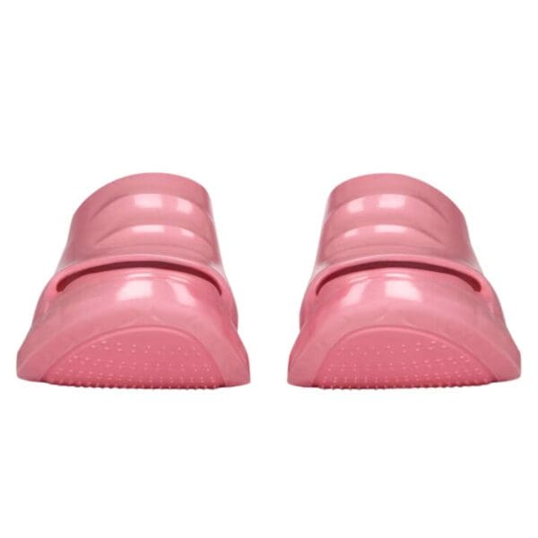 GIVENCHY MARSHMALLOW WEDGE SANDALS IN IRIDESCENT RUBBER