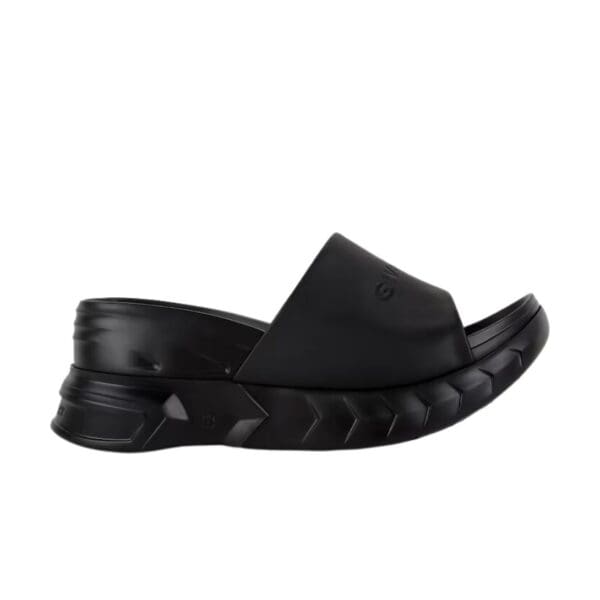 GIVENCHY MARSHMALLOW WEDGE SANDALS IN LEATHER