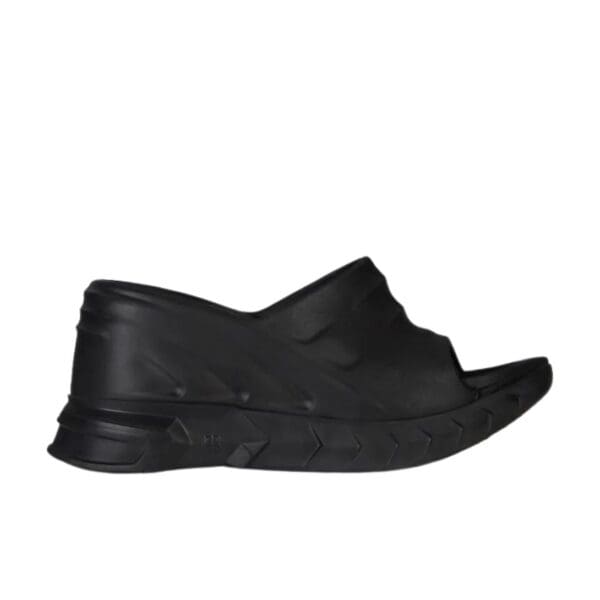 Marshmallow wedge sandals in rubber 5
