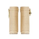 GIVENCHY SHARK LOCK ANKLE BOOTS IN RAFFIA