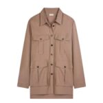DRIES VAN NOTEN UTILITY SHIRT DRESS SMOKE