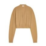 DRIES VAN NOTEN CASHMERE CARDIGAN CAMEL