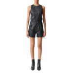 STOULS DINO LEATHER SHORTS