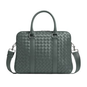 BOTTEGA VENETA SLIM INTRECCIATE BRIEFCASE