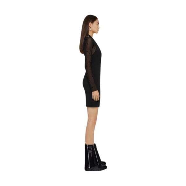 GIVENCHY SHARK LOCK BIKER ANKLE BOOTS IN PATENT LEATHER