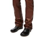 LOEWE DERBY SHOE IN BRUSHED CALFSKIN