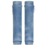 GIVENCHY SHARK LOCK BOOTS IN WASHED DENIM