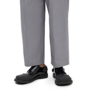 LOEWE DERBY SHOE IN RUBBER AND BRUSHED OFF CALFSKIN