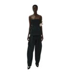 MAGDA BUTRYM STRAPLESS HOURGLASS CROSET IN BLACK