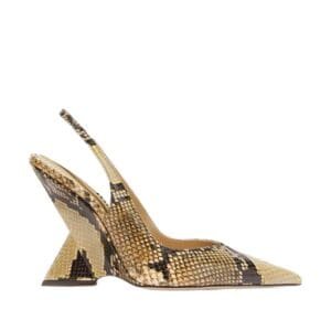 THE ATTICO ”CHEOPE” SAND AND BLACK SLINGBACK