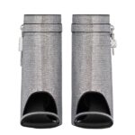 GIVENCHY SHARK LOCK SANDALS IN SATIN WITH STRASS