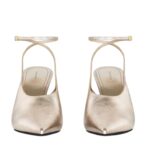 GIVENCHY SHOW SLINGBACKS IN LAMINATED LEATHER