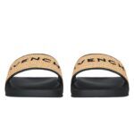 GIVENCHY SLIDE FLAT SANDAL IN RAFFIA