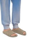 LOEWE LAGO SANDAL IN BRUSHED SUEDE