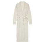 DRIES VAN NOTEN LONG MERINO CARDIGAN ECRU