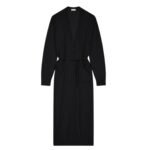 DRIES VAN NOTEN LONG MERINO CARDIGAN BLACK