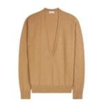 DRIES VAN NOTEN CASHMERE SWEATER CAMEL
