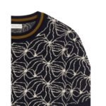 DRIES VAN NOTEN JACQUARD SWEATER BLACK