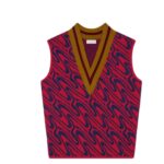 DRIES VAN NOTEN V-NECK SPENCER RED