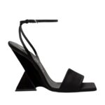 THE ATTICO ''CHEOPE'' BLACK SANDAL