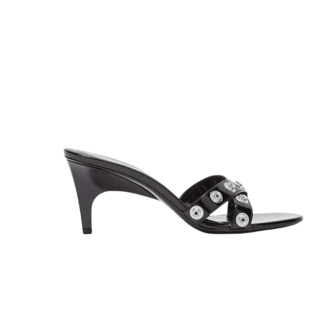 THE ATTICO ''COSMO'' BLACK SANDAL