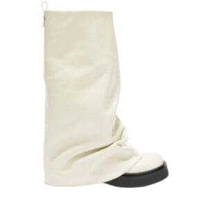 THE ATTICO ”ROBIN” IVORY COMBAT BOOT
